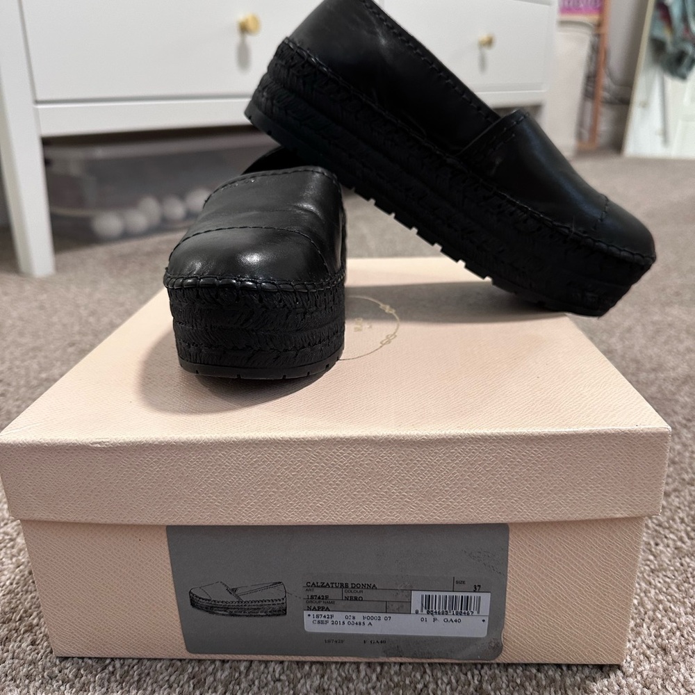 Prada Platform Espadrilles